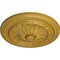 Ekena Millwork Wigan Ceiling Medallion, Hand-Painted Iridescent Gold, 16"OD x 2 1/4"P CM16WGIGS - alternate 2